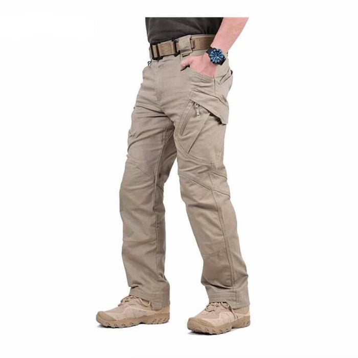 Men's Elastic Cotton Hiking Pants - Blue Force Sports