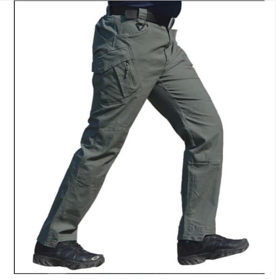Men's Elastic Cotton Hiking Pants - Blue Force Sports