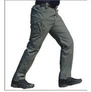 Men's Elastic Cotton Hiking Pants - Blue Force Sports