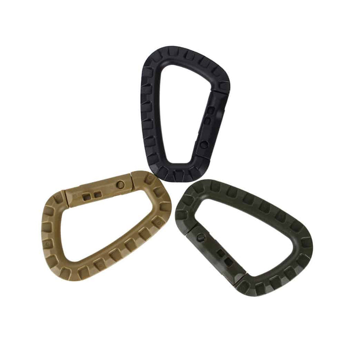 Useful Convenient Multipurpose Durable Plastic Carabiner - Blue Force Sports