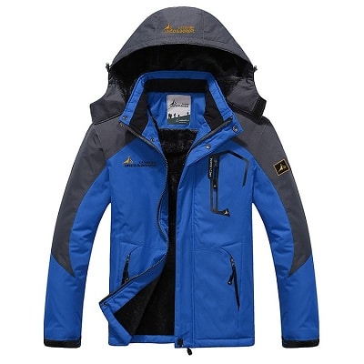 Men's Winter Warm Waterproof Jacket - Blue Force Sports