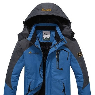 Men's Winter Warm Waterproof Jacket - Blue Force Sports