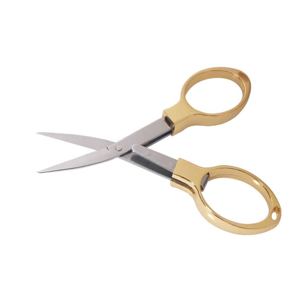 Folding Stainless Steel Safety Scissors - Blue Force Sports
