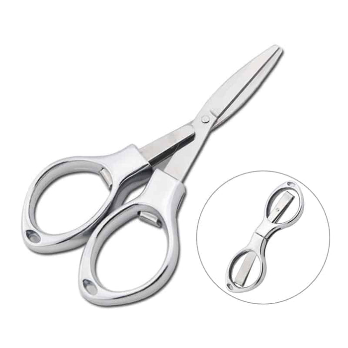 Folding Stainless Steel Safety Scissors - Blue Force Sports