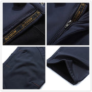 Men's Softshell Fleece Pants - Blue Force Sports