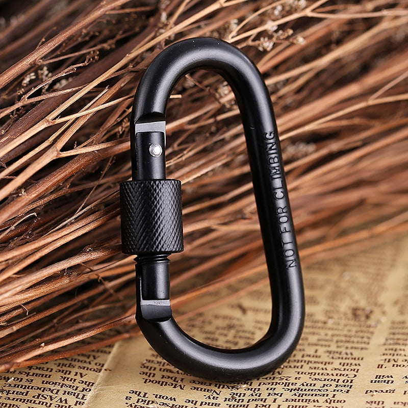Useful Multipurpose Durable Aluminum Safety Carabiners Set - Blue Force Sports