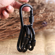 Useful Multipurpose Durable Aluminum Safety Carabiners Set - Blue Force Sports