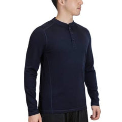 High Quality Comfortable Long-Sleeved Wool Men's T-Shirt - Blue Force Sports