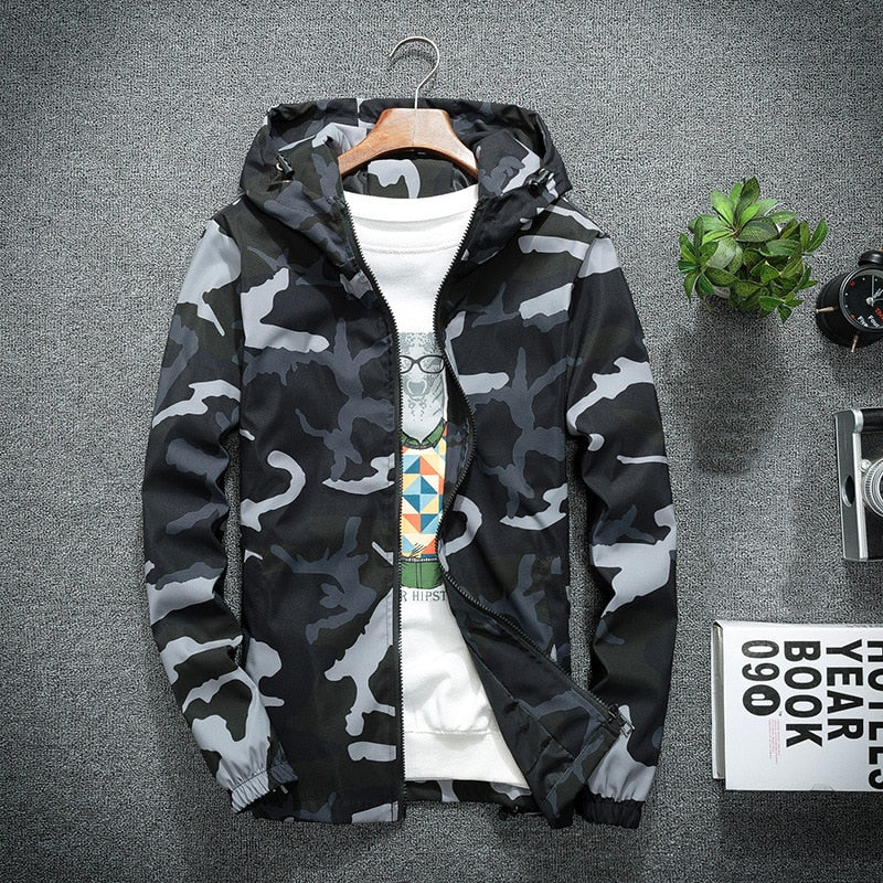 Casual Hooded Jacket for Men - Blue Force Sports