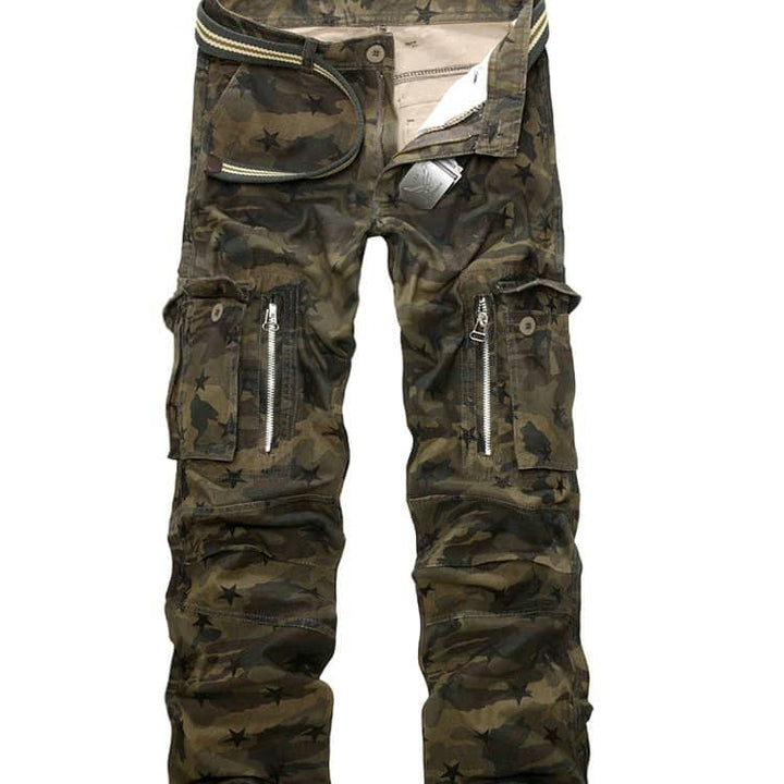 High Quality Wear-Resistant Camouflage Cotton Men's Cargo Pants - Blue Force Sports
