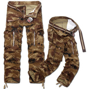 High Quality Wear-Resistant Camouflage Cotton Men's Cargo Pants - Blue Force Sports