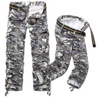 High Quality Wear-Resistant Camouflage Cotton Men's Cargo Pants - Blue Force Sports