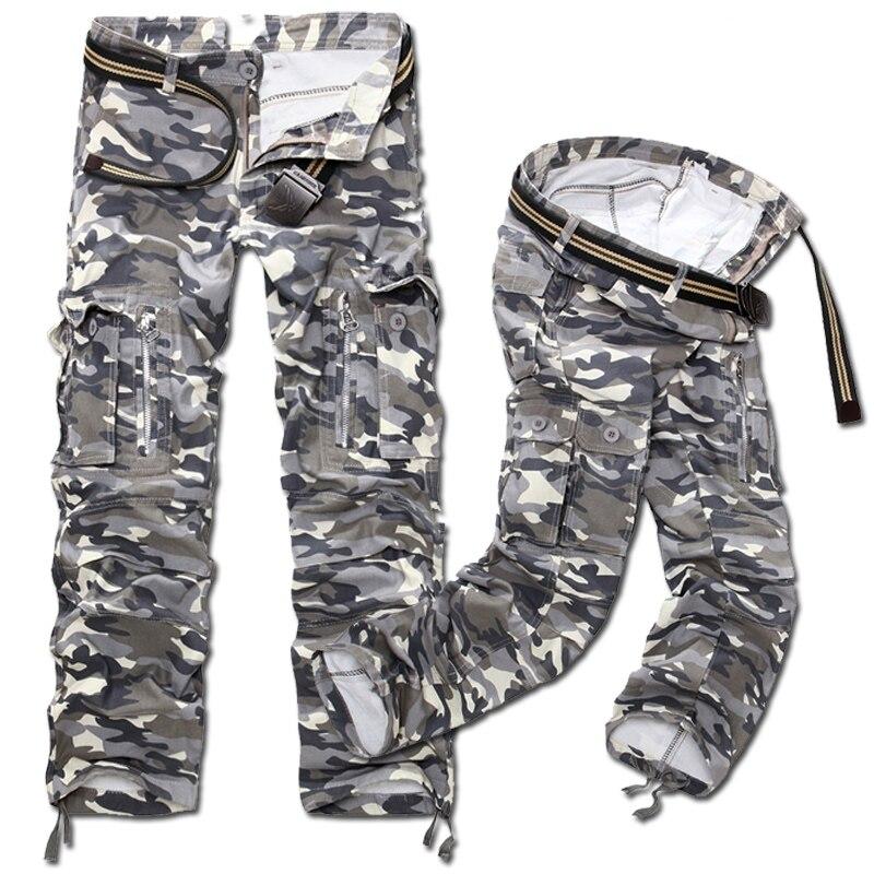 High Quality Wear-Resistant Camouflage Cotton Men's Cargo Pants - Blue Force Sports