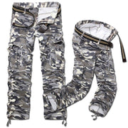 High Quality Wear-Resistant Camouflage Cotton Men's Cargo Pants - Blue Force Sports