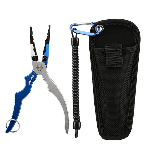 Aluminum Fishing Pliers with Anti-Lost Cord - Blue Force Sports