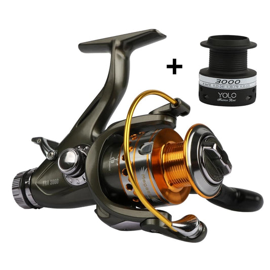 5.1:1 Metal Spinning Fishing Reel with Extra Spool - Blue Force Sports