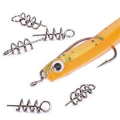 Fishing Hook with Centering Pins 50 pcs Set - Blue Force Sports