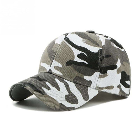 Men's Canvas Camouflage Fishing Cap - Blue Force Sports
