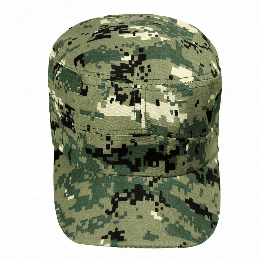 Cotton Hiking Cap with Camouflage Pattern - Blue Force Sports