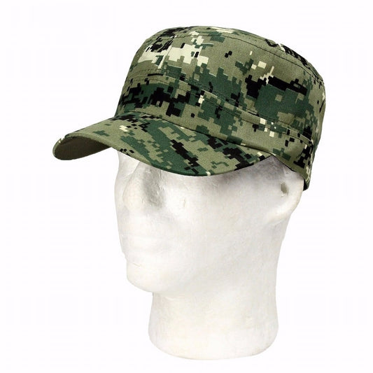 Cotton Hiking Cap with Camouflage Pattern - Blue Force Sports