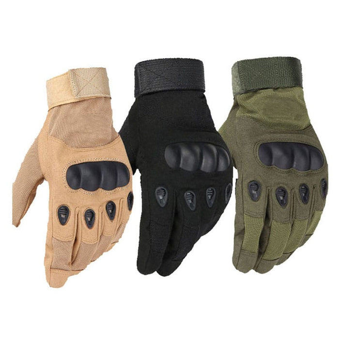 High Quality Multipurpose Anti-Skid Leather Protective Gloves - Blue Force Sports